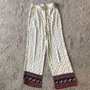 H&M summer pant w/ elephant detail